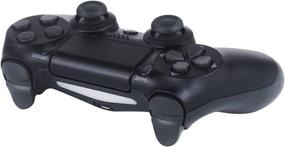 img 2 attached to PS4 Compatible Wireless Game Controller with Dual Vibration, Audio Function, and 800mAh Battery (Black)