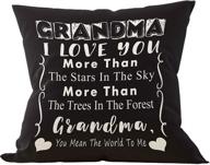 grandma pillow onederful grandchildren cushion logo