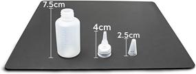 img 3 attached to 👉 Bastex 2oz Clear Plastic Small Squeeze Bottles - 8 Pack Mini 2 Ounce Empty Squirt Bottles with Twist Top Caps: Ideal for Paint, Art, Craft, Liquids & More!