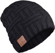 🎧 bluetooth beanie with v5.0, wireless earphones & hd stereo speakers – ideal christmas gifts for men/women logo