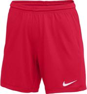 🩳 nike women's dri-fit park iii soccer shorts логотип