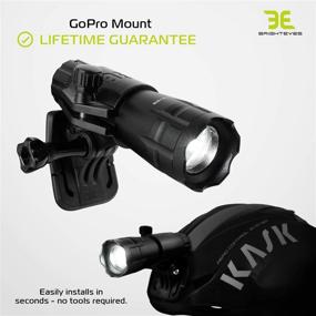 img 2 attached to 🚴 Bright Eyes 2-Pack - Aircraft Aluminum Waterproof 300 Lumens LED Bike Light Set (Headlight, Taillight) - Enhanced SEO