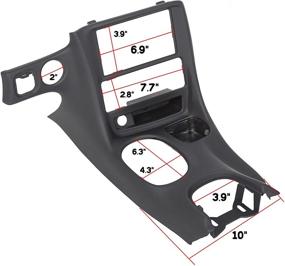 img 3 attached to 🔊 ECOTRIC Double Din Stereo Dash Installation Kit for Chevrolet Corvette C5 (1997-2004) – Transform Your Car's Audio System with Ease