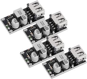 img 4 attached to 🔌 USB Buck Converter DROK 4pcs DC-DC Step Down Module 6-32V 12V 24V to 5V QC 3.0 Charging Module Power Supply Voltage Regulator Board