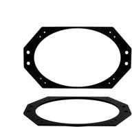 upgrade your jeep wrangler sound system with metra 82-1011 speaker plate - fits 1997-2006 models, 4x6 inches logo