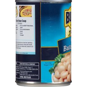 img 2 attached to 🍲 BUSH'S BEST Canned Baby Butter Beans (12-Pack), Plant-Based Protein & Fiber Source, Low-Fat, Gluten-Free, 15.5 oz