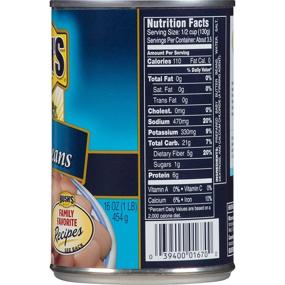 img 1 attached to 🍲 BUSH'S BEST Canned Baby Butter Beans (12-Pack), Plant-Based Protein & Fiber Source, Low-Fat, Gluten-Free, 15.5 oz