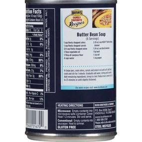 img 3 attached to 🍲 BUSH'S BEST Canned Baby Butter Beans (12-Pack), Plant-Based Protein & Fiber Source, Low-Fat, Gluten-Free, 15.5 oz