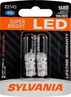 💡 лампочка led голубого цвета sylvania zevo 168 t10 w5w - упаковка из 2 штук логотип