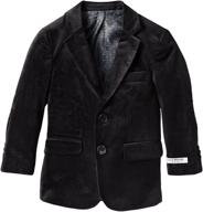 🧥 chic and stylish: isaac mizrahi little velvet blazer for boys' clothing logo