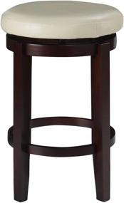 img 1 attached to 🪑 Linon Maya Rice 24 Inches Counter Stool | 24 Inch Height