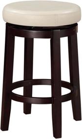 img 4 attached to 🪑 Linon Maya Rice 24 Inches Counter Stool | 24 Inch Height