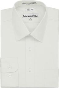 img 2 attached to 👔 Classy and Versatile Sleeve Solid Dress Shirts for Stylish Men