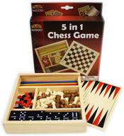 🎲 wooden travel game set for home decor логотип