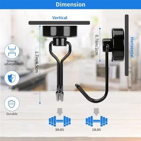 img 1 attached to 🧲 Magnetic Neodymium Whiteboard for the Kitchen Refrigerator