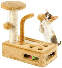 img 2 attached to Fun-Filled Feline Entertainment: The Cat Play Gym!
