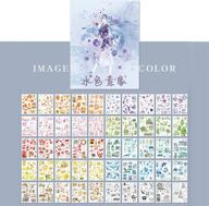 🌈 maxleaf 50 sheets imagination scene washi stickers - decorative scrapbook paper for planner, phone case, and scrapbooking - non-repeating designs logo