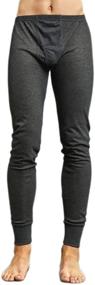 img 1 attached to 🔥 Ultimate Comfort and Warmth: Men's Two Piece Long Johns Thermal Underwear Set