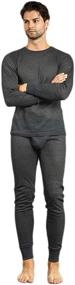 img 4 attached to 🔥 Ultimate Comfort and Warmth: Men's Two Piece Long Johns Thermal Underwear Set