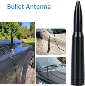 img 4 attached to Bullet Antenna Vehicle Replacement Compatible