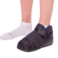 👞 orthopedic fracture support shoe - lightweight closed toe cast boot with adjustable straps for medical foot protection, post-surgery brace for bunion or hammertoe (size m) логотип