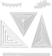 scrapbooking die cuts stencils triangle embossing logo