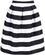 👗 шик юбка-солнце с высокой талией и клетчатым узором в стиле блоков цветов для стильных женщин: заявление в моде. логотип