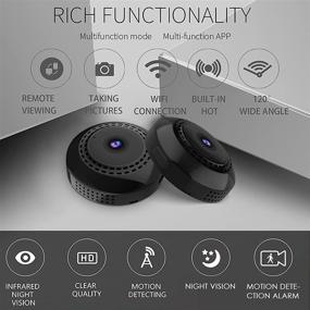 img 3 attached to 📷 Ultimate Mini WiFi Spy Camera: 1080P Hidden Camera with Audio and Video, Night Vision & Motion Detection - Secure Your Home and Office