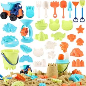img 4 attached to Beach Sand Toys Kids Sandbox