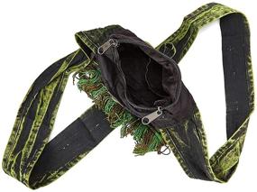 img 1 attached to 👜 Изысканная коллекция: королевские нашивки с кисточками для женских сумок через плечо, кошельков и сумок-хобо.