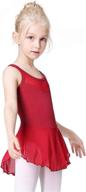 soudittur girls ballet tank leotards: cross back cotton tops for dance, gymnastics and activewear логотип