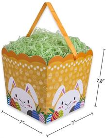 img 2 attached to Hohomark Easter Basket Grass Collapsible