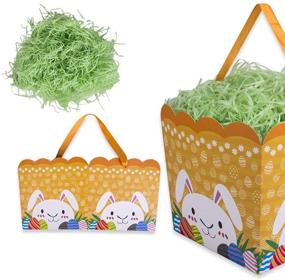 img 3 attached to Hohomark Easter Basket Grass Collapsible