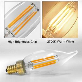 img 1 attached to 💡 Люстра Hizashi с возможностью диммирования и эквивалентом свечевой лампы.