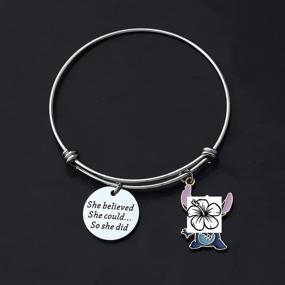 img 1 attached to 🎁 FAADBUK Ohana Jewelry: Cartoon Lover Gift, Y Lariat Jewelry, Perfect Gift for Cartoon Fans