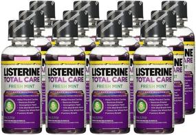 img 1 attached to 🌿 12-Pack of Listerine Total Care Fresh Mint Antiseptic Mouthwash, 3.2 Ounces (95ml), Travel Size