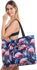 img 3 attached to Utility Flamingo Foldable Waterproof Girlfriend Women's Handbags & Wallets