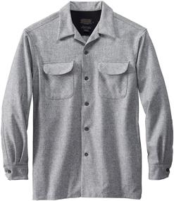 img 1 attached to Pendleton Sleeve Classic Board Shirt Men's Clothing in Shirts
