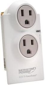 img 1 attached to Monster Home Series LCD PowerProtect 2-Outlets White - Discontinued by Manufacturer: Product Overview and Reviews
