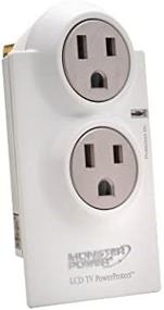 img 2 attached to Monster Home Series LCD PowerProtect 2-Outlets White - Discontinued by Manufacturer: Product Overview and Reviews