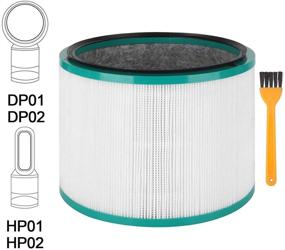 img 1 attached to 🔍 Colorfullife 2 Pack Replacement Filters for Dyson HP01, HP02, DP01, DP02: A Cost-effective Alternative to Part # 968125-03