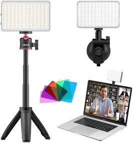 img 4 attached to Enhanced Video Conferencing Lighting Kit: LED Video Tripod Light for Laptop, Computer Video Conferencing, Recording, Remote Working, Zoom Meeting, Self Broadcasting, and Live Streaming