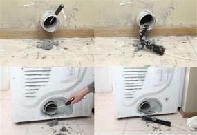 img 2 attached to 🔥 Reduce Fire Risks with the Lint Eraser Dryer Vent Cleaner Kit: Vacuum Attachment and Brush Combo for Effective Dryer Lint Cleaning!