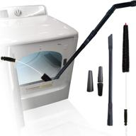 🔥 reduce fire risks with the lint eraser dryer vent cleaner kit: vacuum attachment and brush combo for effective dryer lint cleaning! logo