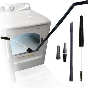 img 4 attached to 🔥 Reduce Fire Risks with the Lint Eraser Dryer Vent Cleaner Kit: Vacuum Attachment and Brush Combo for Effective Dryer Lint Cleaning!