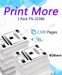 img 2 attached to (1-Pack) EasyPrint Compatible Black TN-221 TN221 Toner Cartridge for Brother HL-3140CW 3150CDW 3170CDW MFC-9130CW 9140CDN 9332CDW DCP-9020CDW Printer - Affordable and Reliable