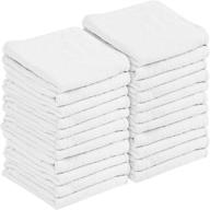 🧻 коммерческие механические полотенца - утопия полотенца 100 штук чистящих тряпок, белые логотип