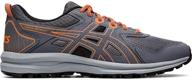 asics trail scout black graphite men's athletic shoes: enhanced performance and style логотип