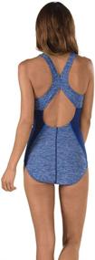 img 3 attached to Speedo Womens Texture Touchback Aquarius Sports & Fitness for Water Sports