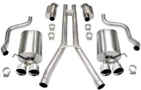 img 3 attached to CORSA 14156 Enhanced Performance Cat-Back Exhaust System